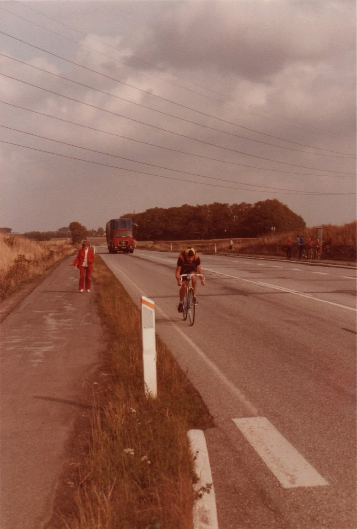Billede til historien Kund Rindbøl’s time trial on the old main road