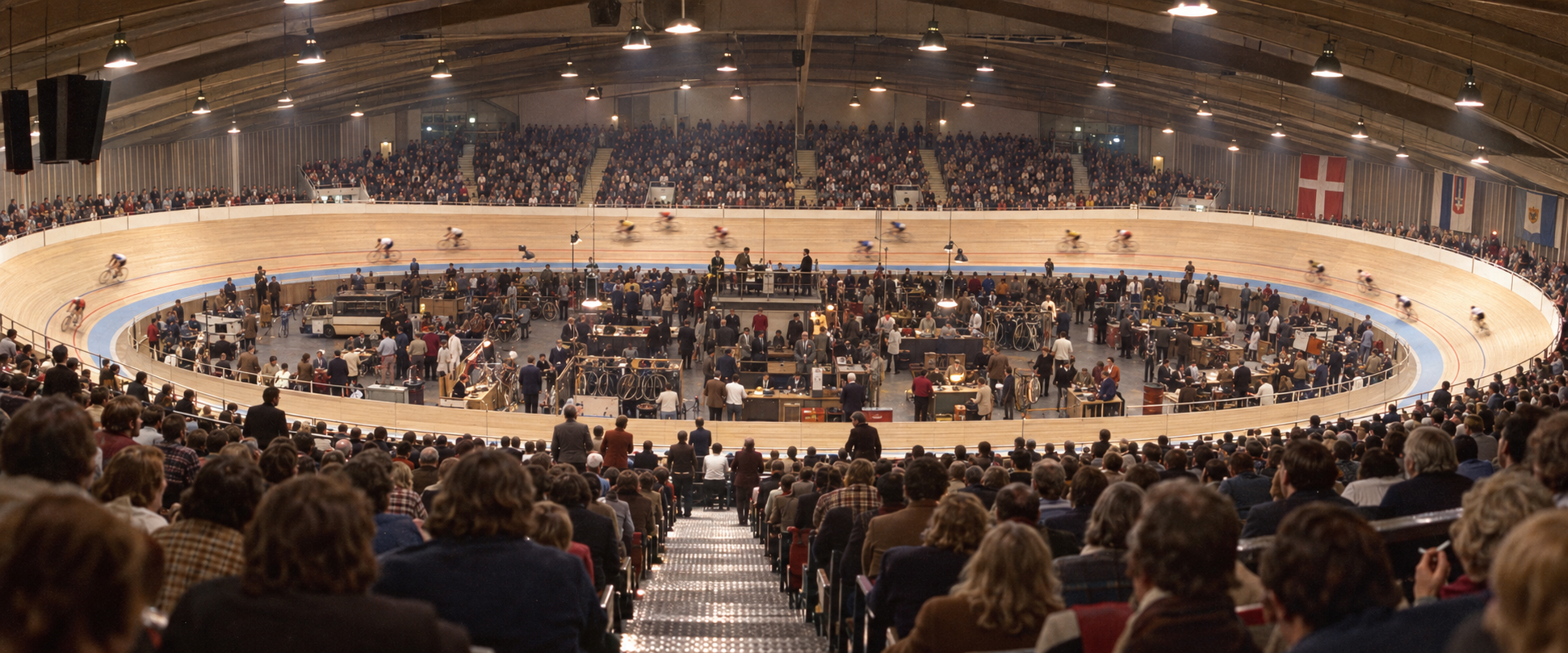 Billede til historien When Herning acquired its own wooden track