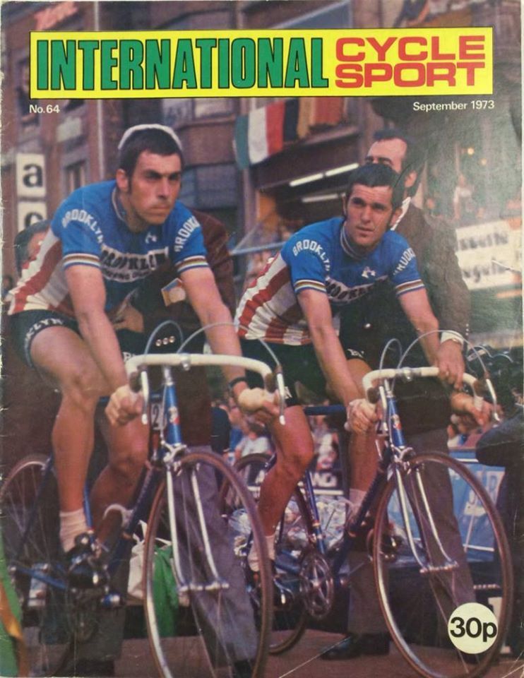 International Cycle Sport from September 1973 with Brooklyn riders on the cover