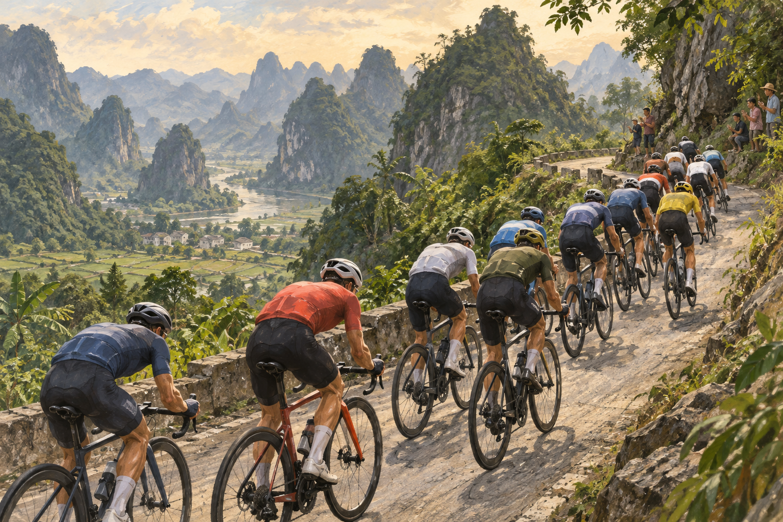 Billede til historien Tour of Guangxi: Six days and one steep finish