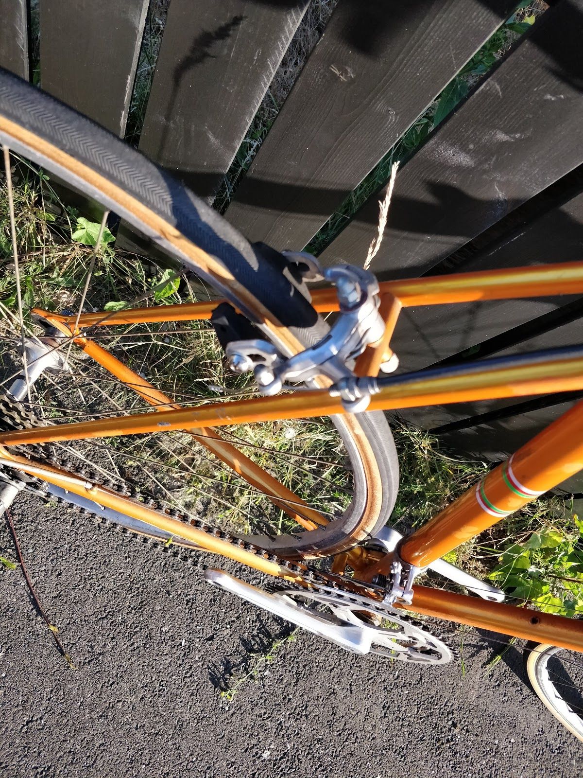 Universal rear brake and Ofmega chainset on the Olympia