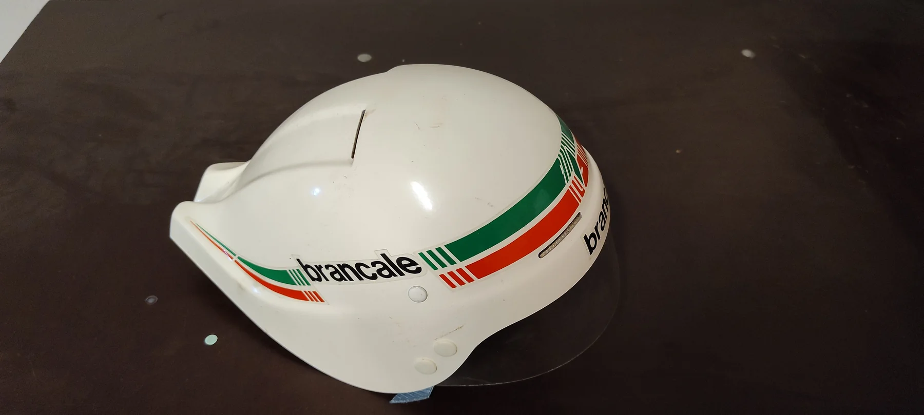 White Brancale aerodynamic helmet