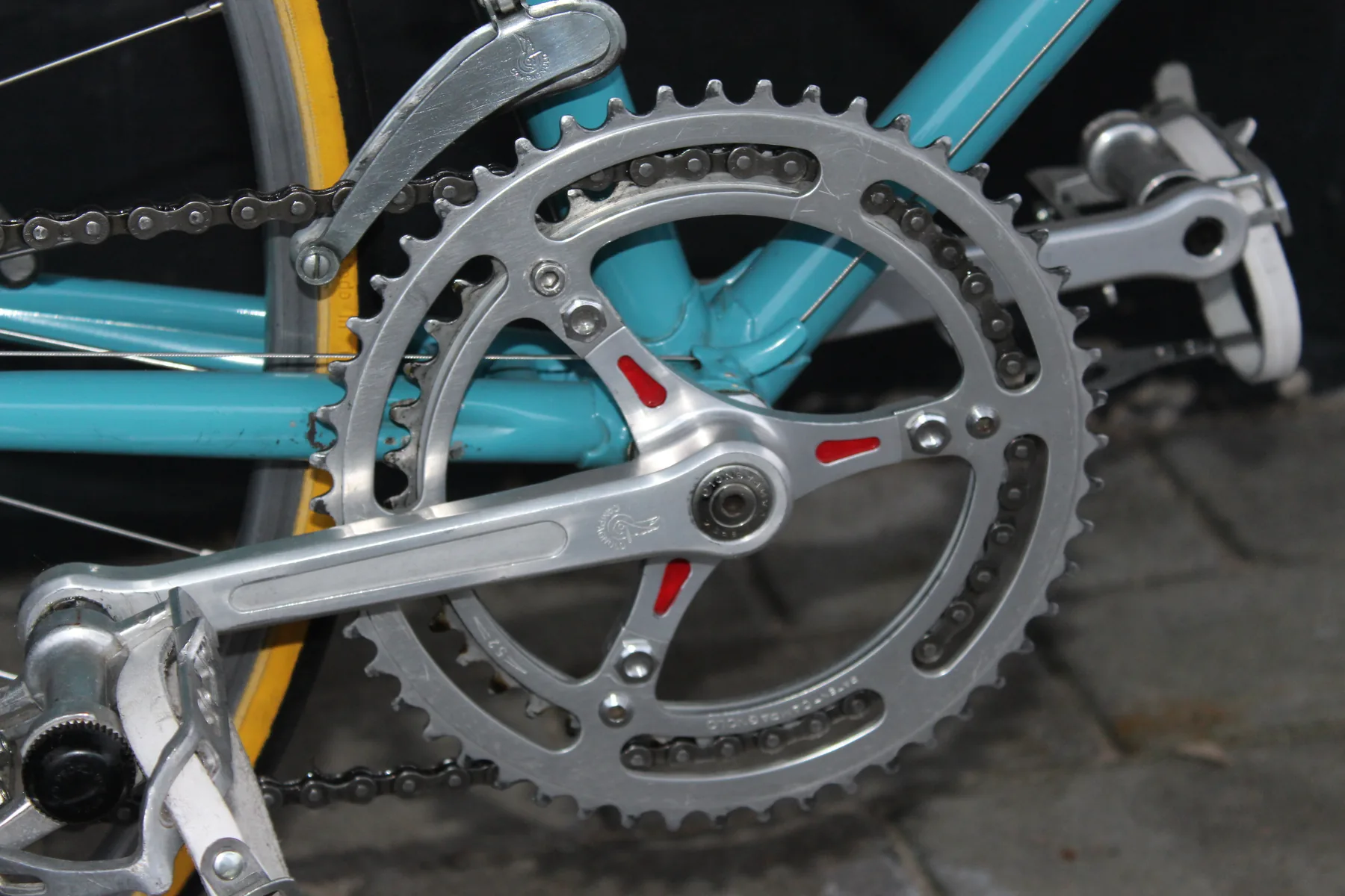 Campagnolo Nuovo Gran Sport-kranksæt med to klinger
