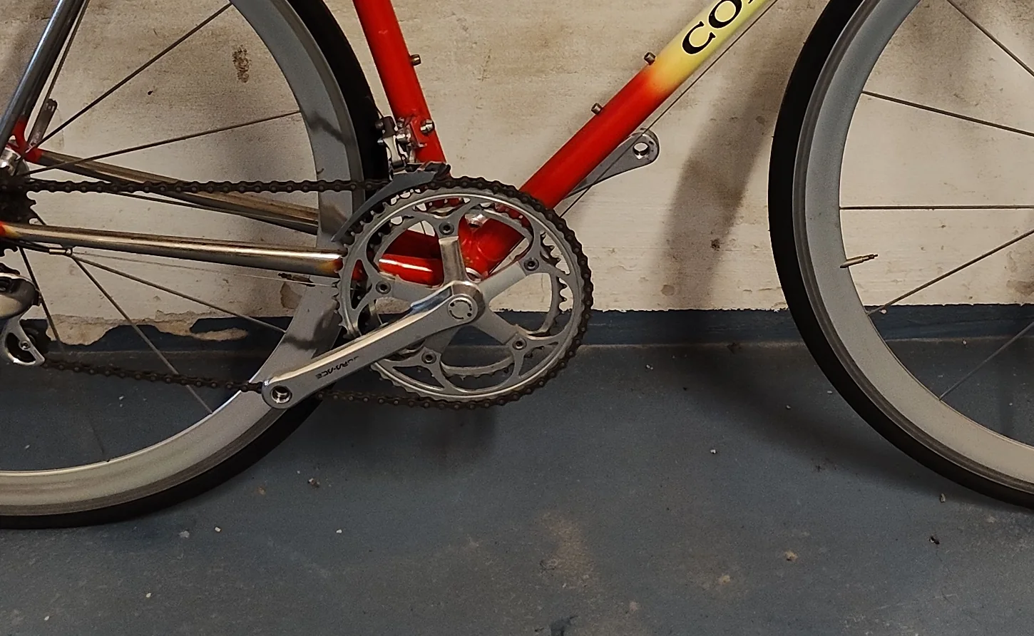 Shimano Dura-Ace chainset and rear derailleur