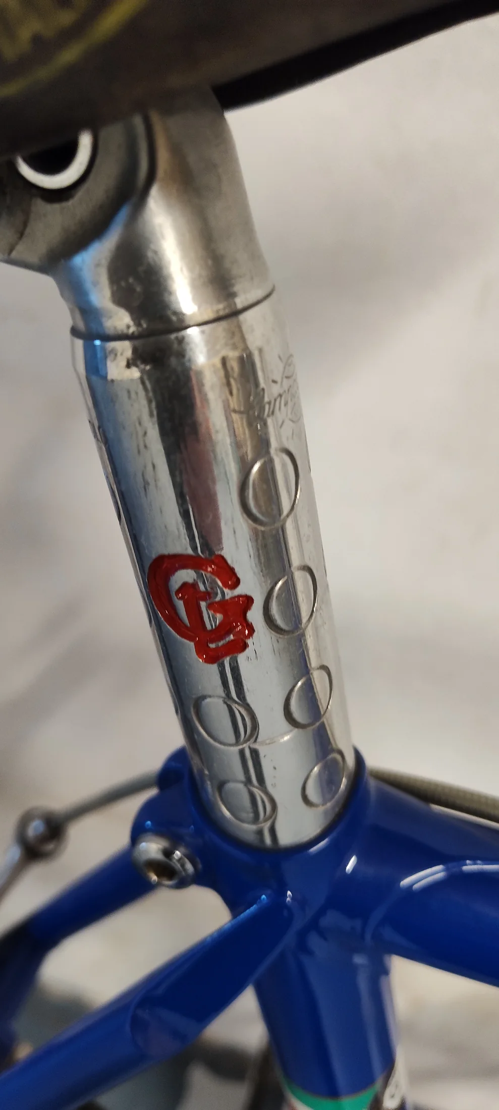 GIOS-pantographed Campagnolo seatpost
