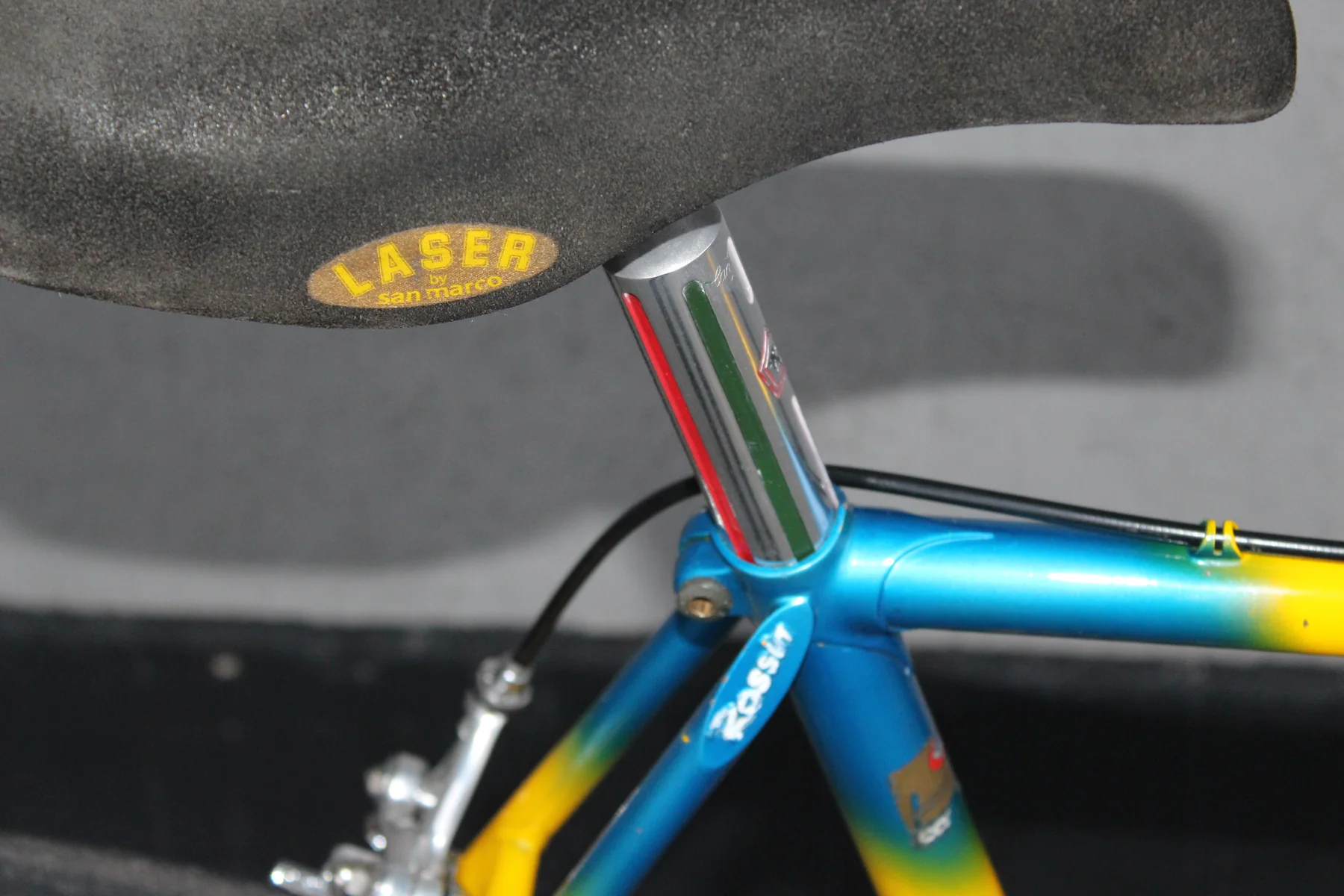 San Marco Laser saddle and pantographed seatpost