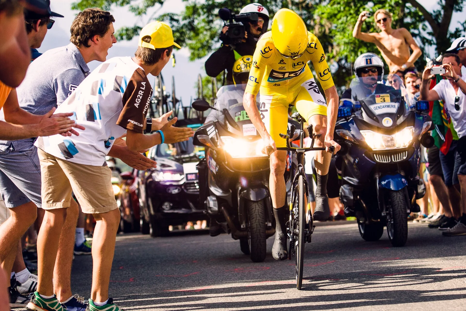 Chris Froome in the 2016 mountain time trial