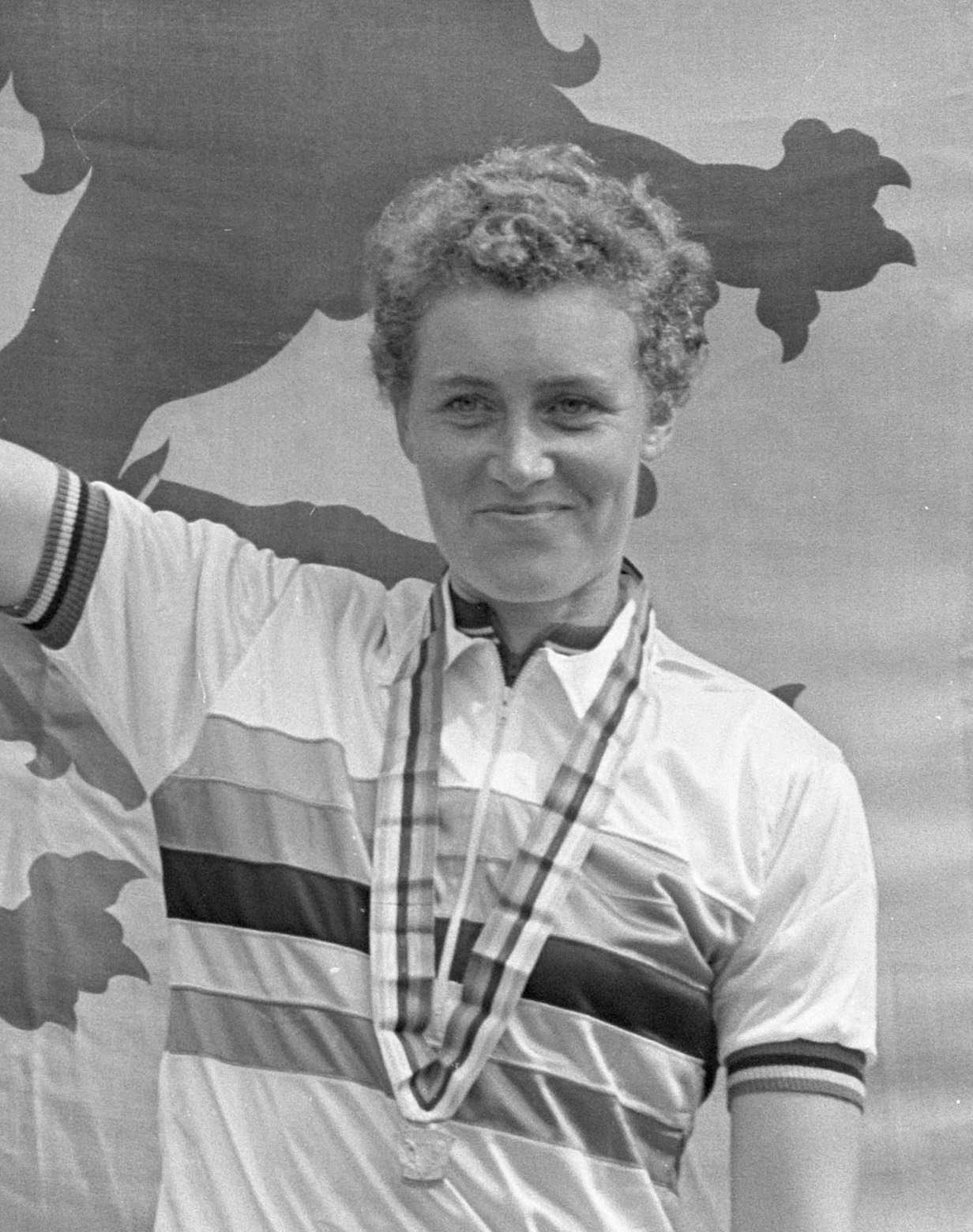 Beryl Burton at the world championships in Heerlen in September 1967